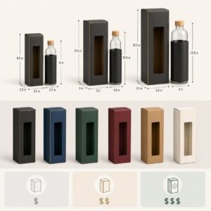 Top Custom Bottle Boxes size, color and cost