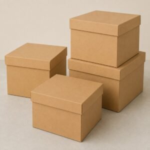 square cardboard boxes with lids in uk